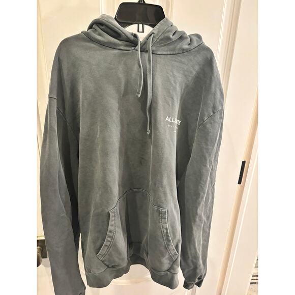 Allsaints Mens Pullover Hoodie Size M Perfect Condition - Picture 1 of 2